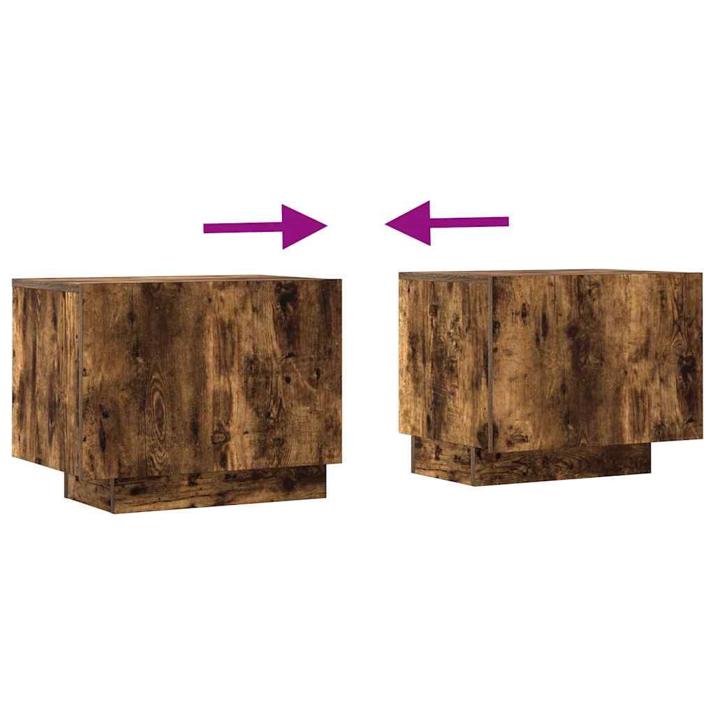 vidaXL Έπιπλο Τηλεόρασης Καπνιστή Δρυς 100x35x40 εκ. Επεξ. Ξύλο