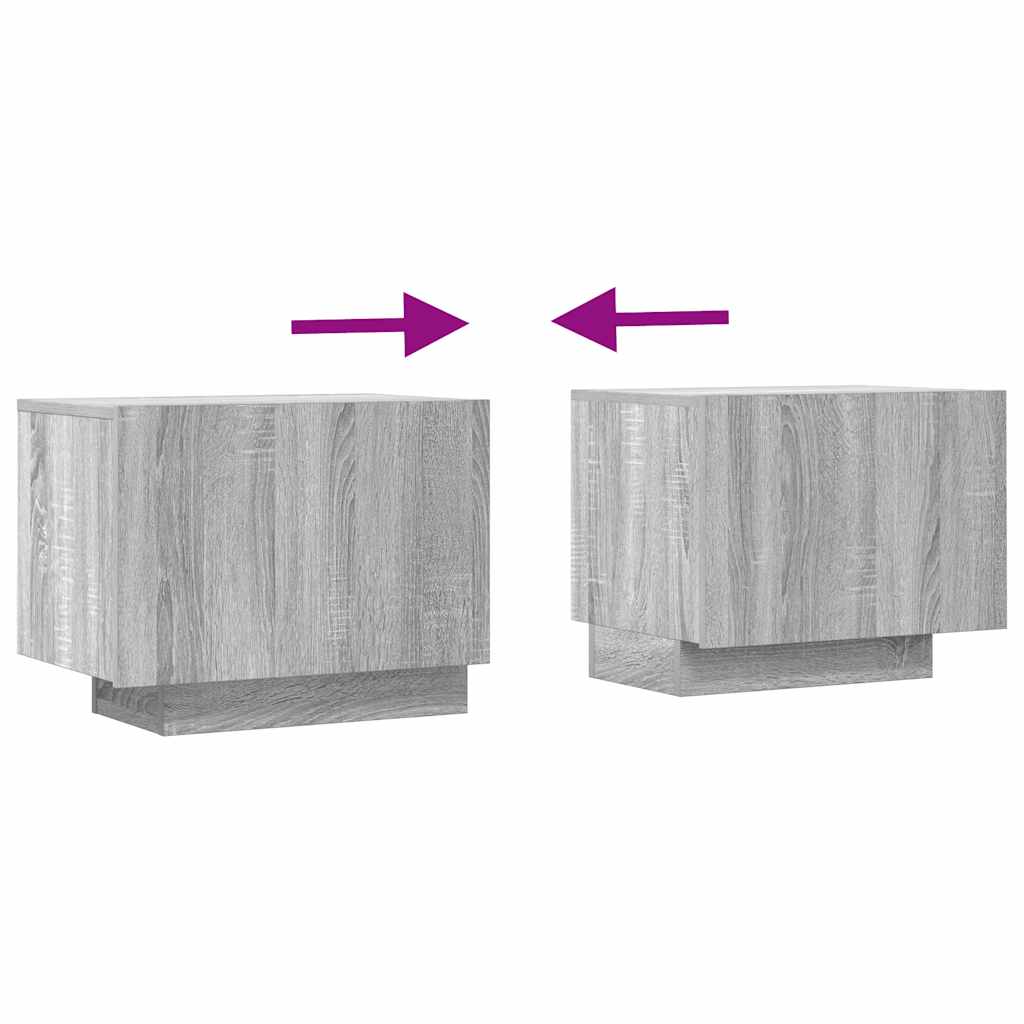 vidaXL Έπιπλο Τηλεόρασης Γκρι Sonoma 100x35x40 εκ. από Επεξεργ. Ξύλο