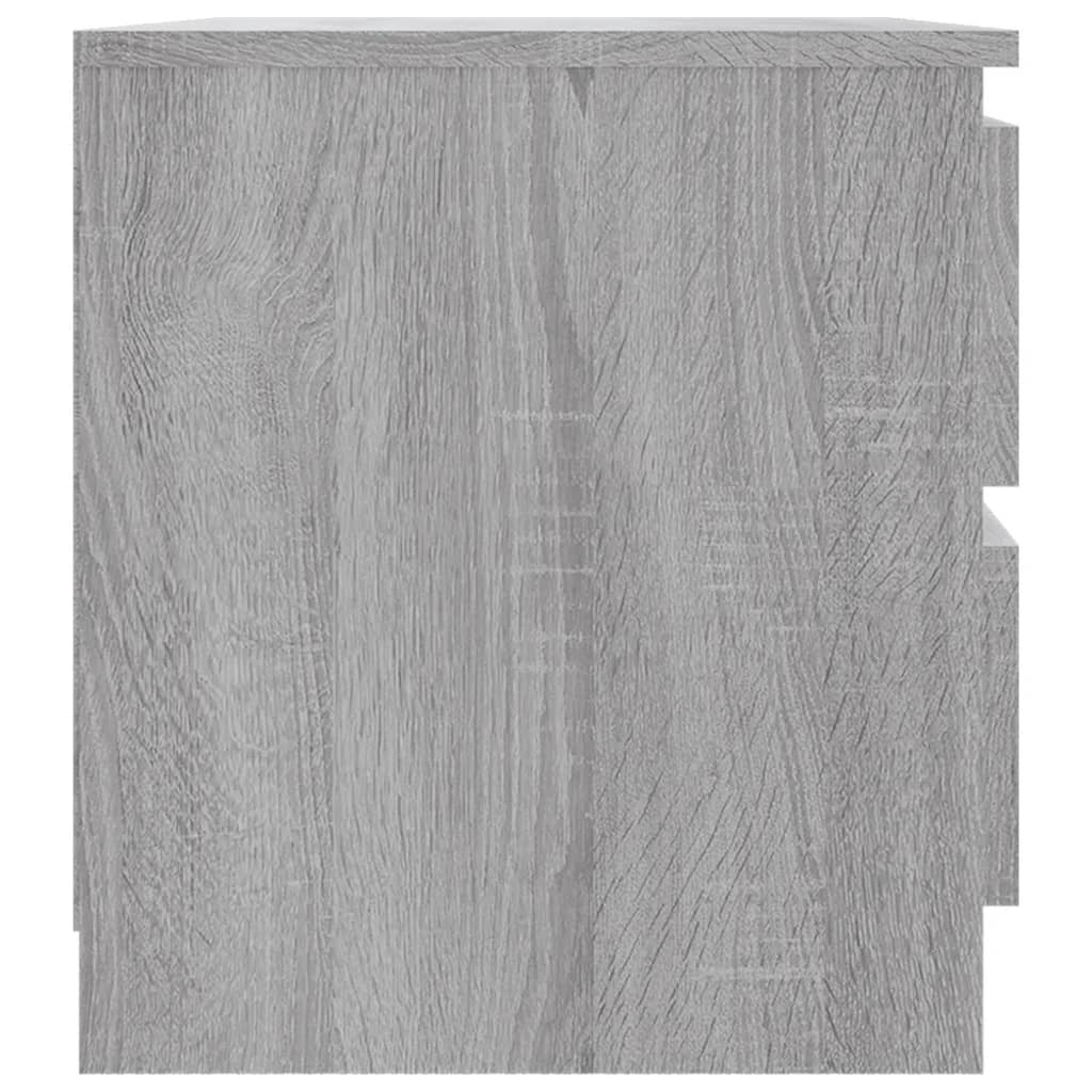 vidaXL Κομοδίνο Γκρι Sonoma 50 x 39 x 43,5 εκ. από Επεξεργασμένο Ξύλο