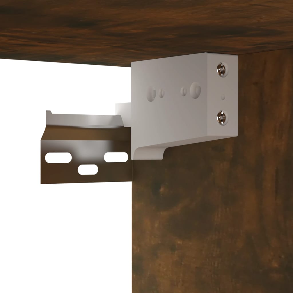 vidaXL Κρεμαστό Ντουλάπι Καπνιστή Δρυς 60x30x30 εκ. Επεξεργασμένο Ξύλο