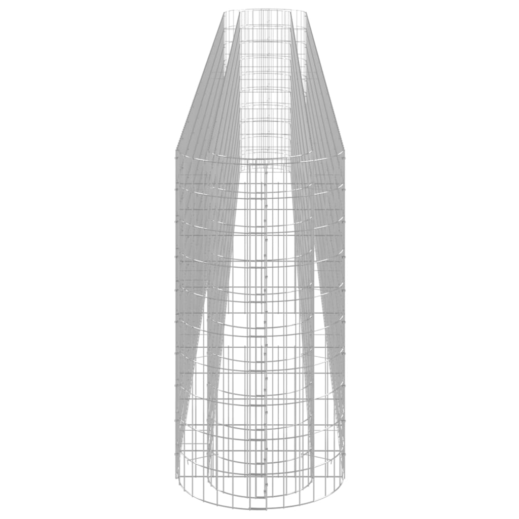 vidaXL Συρματοκιβώτιο-Γλάστρα Υπερυψωμένη 540x50x100 εκ Γαλβαν. Ατσάλι