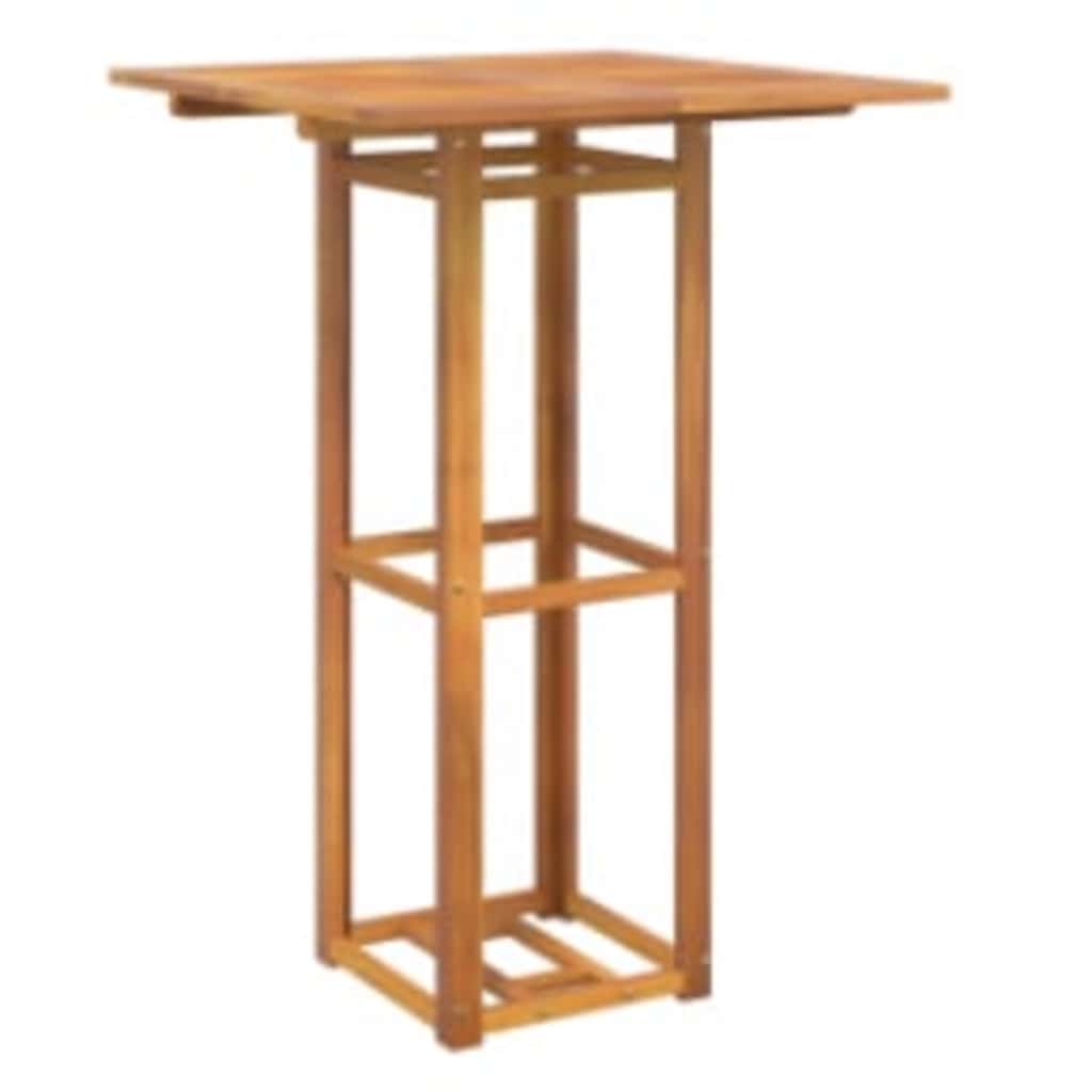 vidaXL Τραπέζι Bistro 75 x 75 x 110 εκ. από Μασίφ Ξύλο Ακακίας
