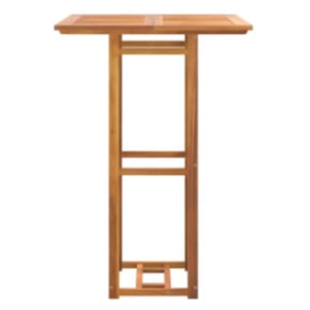 vidaXL Τραπέζι Bistro 75 x 75 x 110 εκ. από Μασίφ Ξύλο Ακακίας