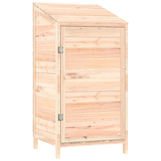 vidaXL Αποθήκη Κήπου 55 x 52 x 112 εκ. από Μασίφ Ξύλο Ελάτης
