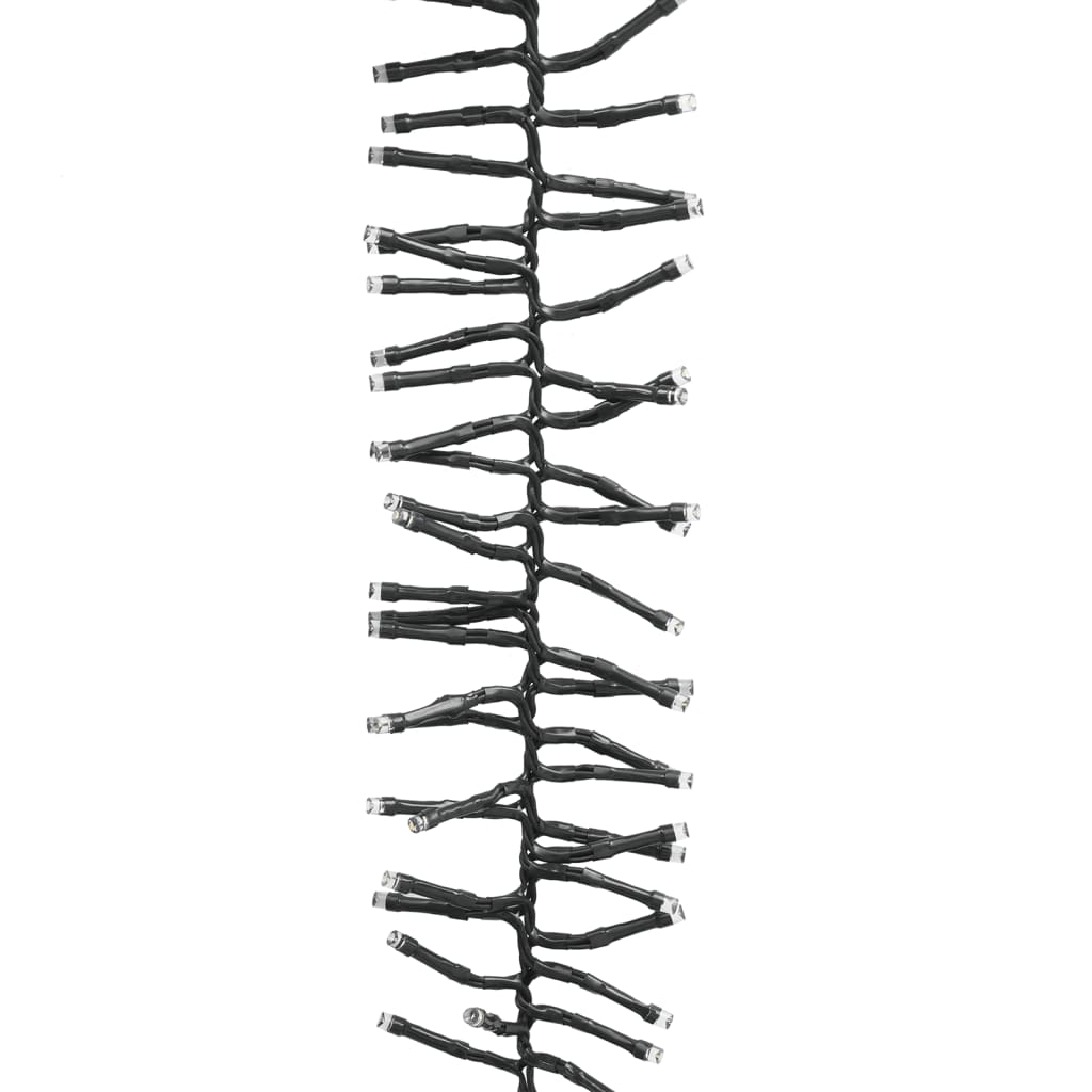 vidaXL Φωτάκια Cluster με 1000 LED Πολύχρωμα 11 μ. από PVC