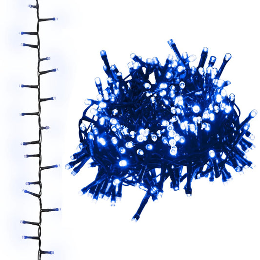 vidaXL Φωτάκια Compact με 400 LED Μπλε 13 μ. από PVC