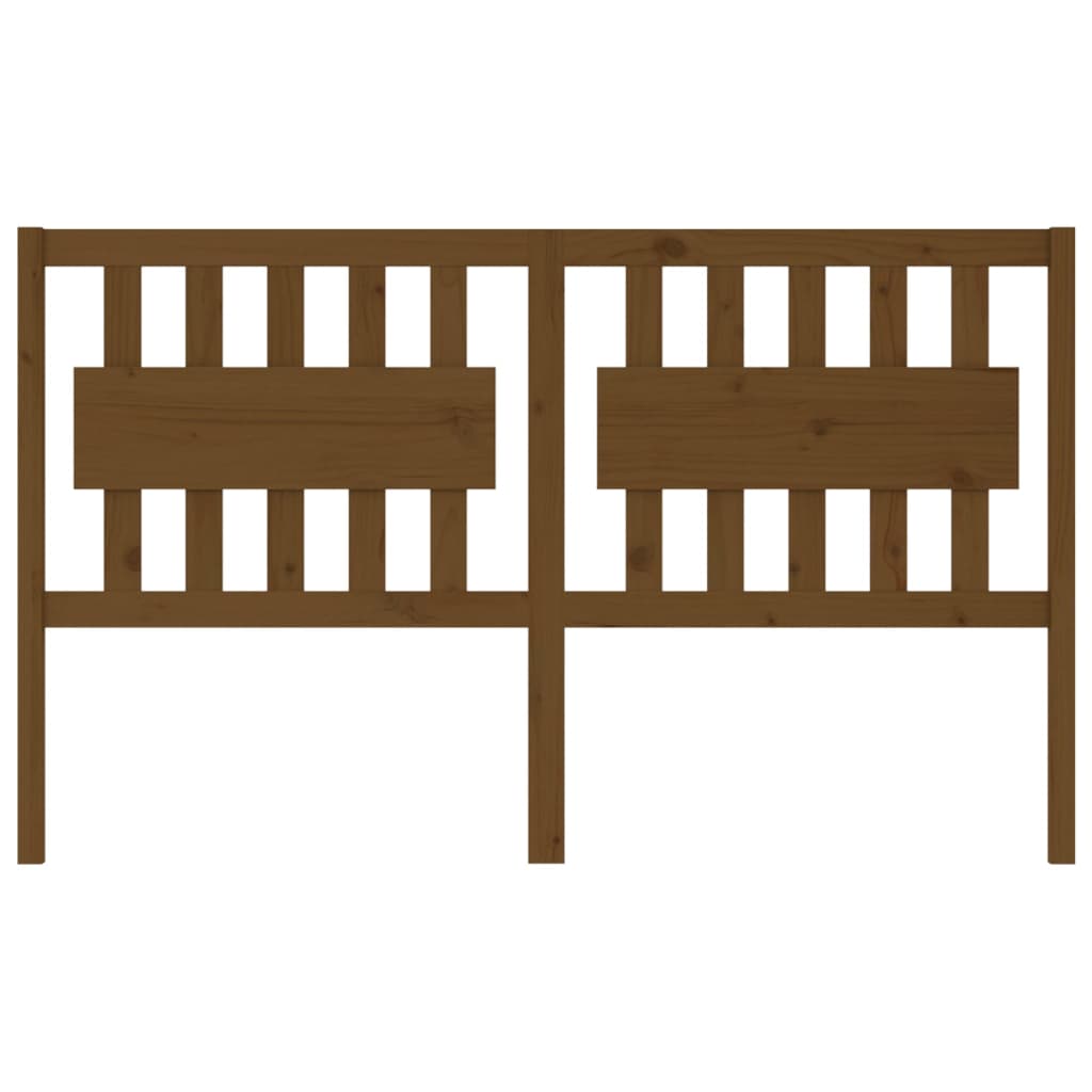 vidaXL Κεφαλάρι Κρεβατιού Μελί 155,5x4x100 εκ. Μασίφ Ξύλο Πεύκου