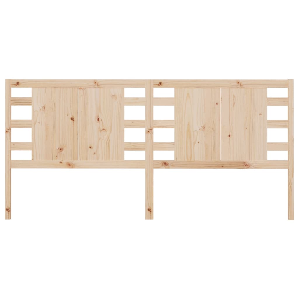 vidaXL Κεφαλάρι Κρεβατιού 141 x 4 x 100 εκ. από Μασίφ Ξύλο Πεύκου