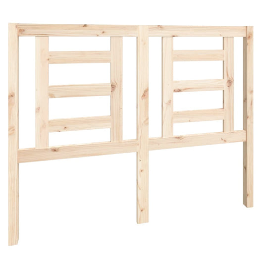 vidaXL Κεφαλάρι Κρεβατιού 126 x 4 x 100 εκ. από Μασίφ Ξύλο Πεύκου