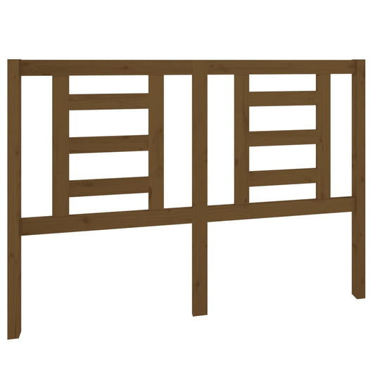 vidaXL Κεφαλάρι Κρεβατιού Μελί 141 x 4 x 100 εκ. από Μασίφ Ξύλο Πεύκου