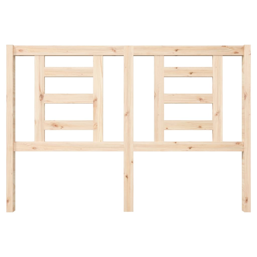 vidaXL Κεφαλάρι Κρεβατιού 146 x 4 x 100 εκ. από Μασίφ Ξύλο Πεύκου