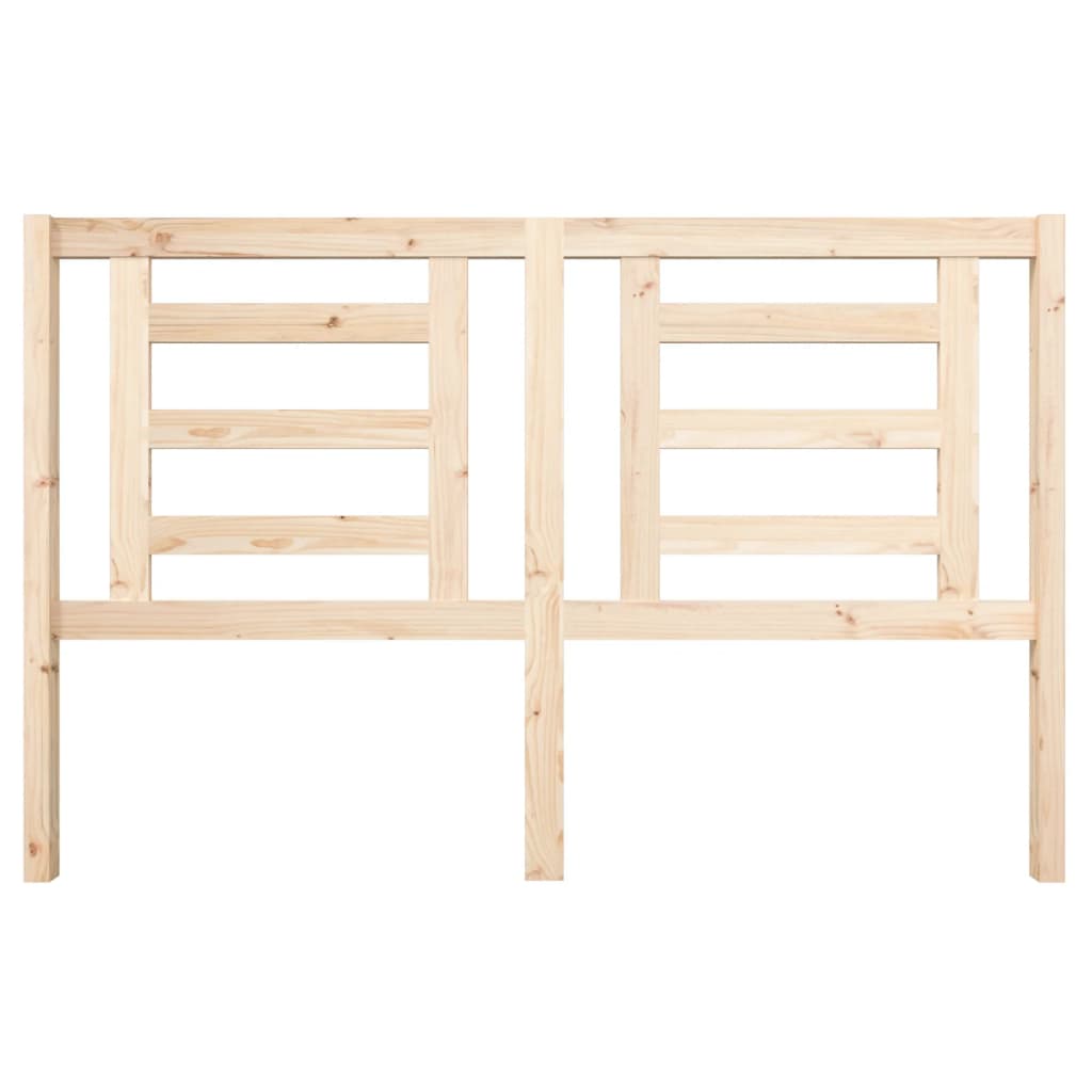 vidaXL Κεφαλάρι Κρεβατιού 156 x 4 x 100 εκ. από Μασίφ Ξύλο Πεύκου