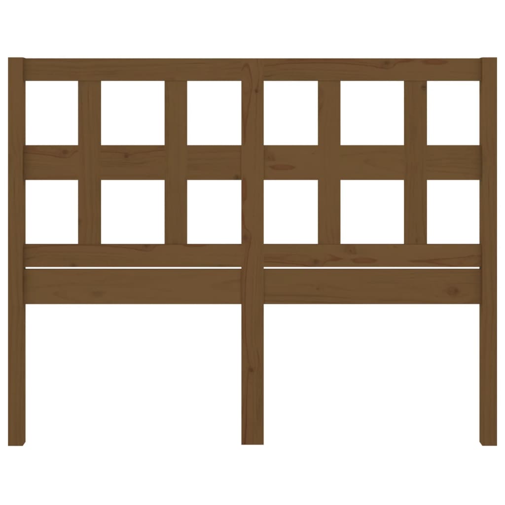 vidaXL Κεφαλάρι Κρεβατιού Μελί 205,5x4x100 εκ. Μασίφ Ξύλο Πεύκου