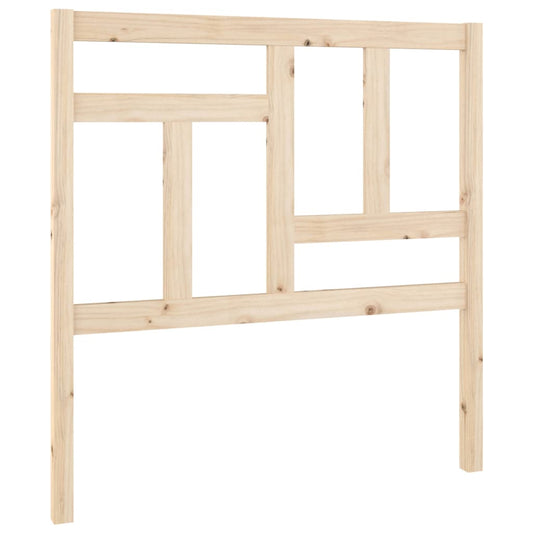 vidaXL Κεφαλάρι Κρεβατιού 95,5 x 4 x 100 εκ. από Μασίφ Ξύλο Πεύκου