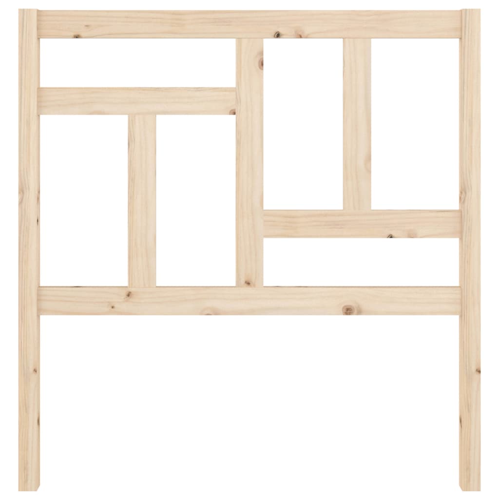 vidaXL Κεφαλάρι Κρεβατιού 95,5 x 4 x 100 εκ. από Μασίφ Ξύλο Πεύκου