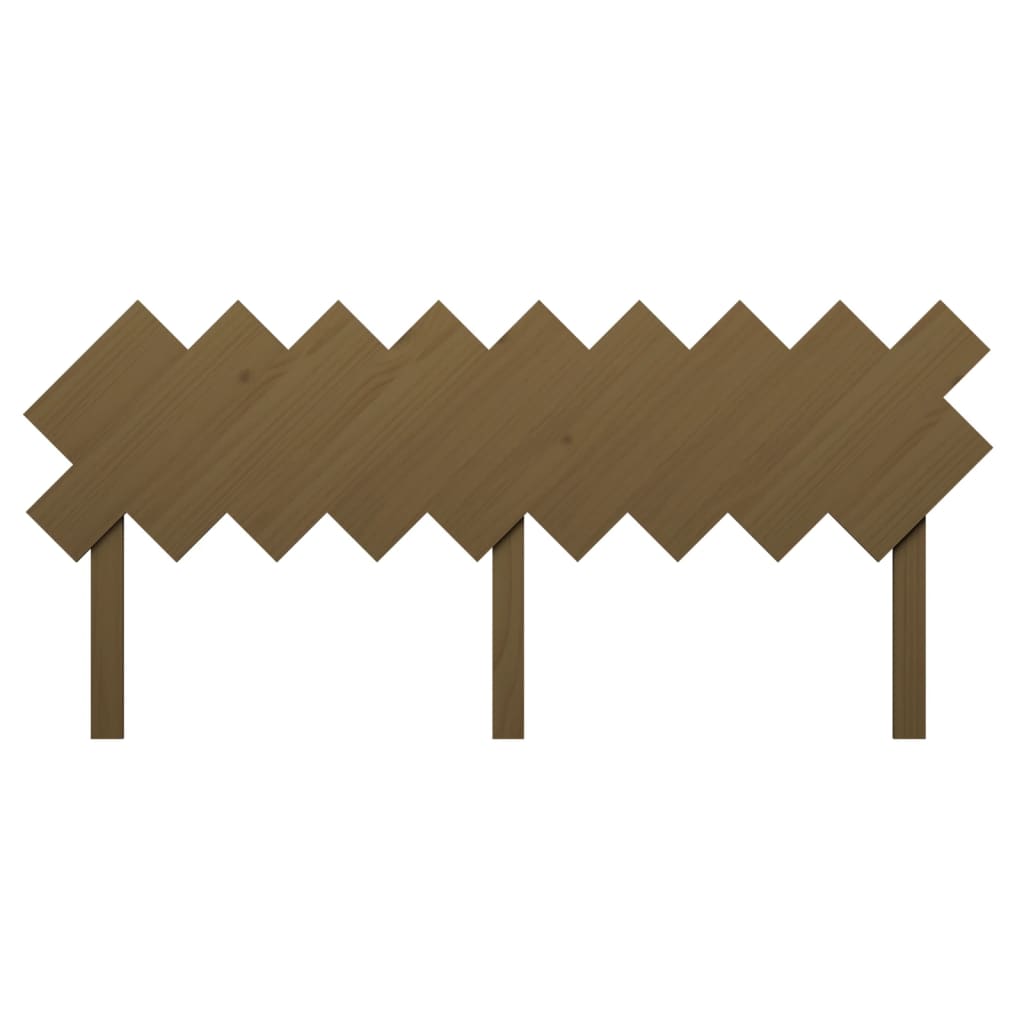 vidaXL Κεφαλάρι Κρεβατιού Μελί 178x3x80,5 εκ. από Μασίφ Ξύλο Πεύκου