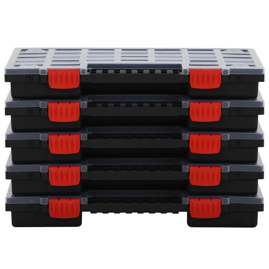 vidaXL Κουτιά Ταξινόμησης 5 τεμ. 40 x 30 x 5 εκ. από Πολυπροπυλένιο