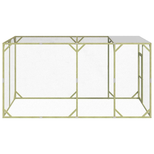 vidaXL Κοτέτσι 200x400x200 εκ. από Μασίφ Εμποτισμένο Ξύλο Πεύκου