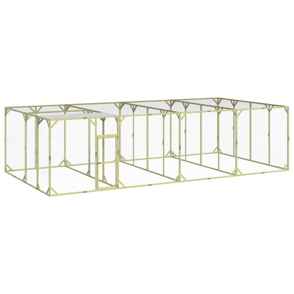 vidaXL Κοτέτσι 800x400x200 εκ. από Μασίφ Εμποτισμένο Ξύλο Πεύκου