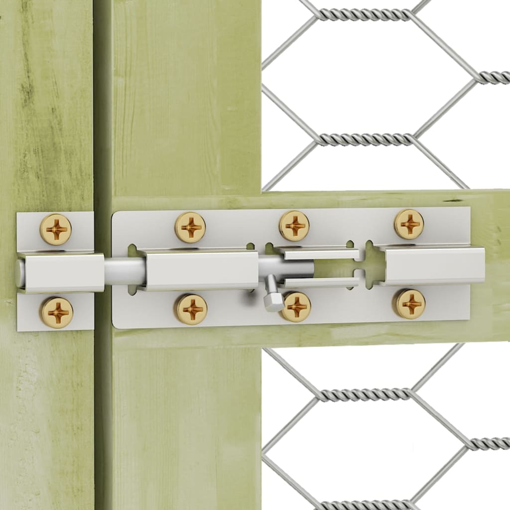 vidaXL Κοτέτσι 268x400x190 εκ. από Μασίφ Εμποτισμένο Ξύλο Πεύκου