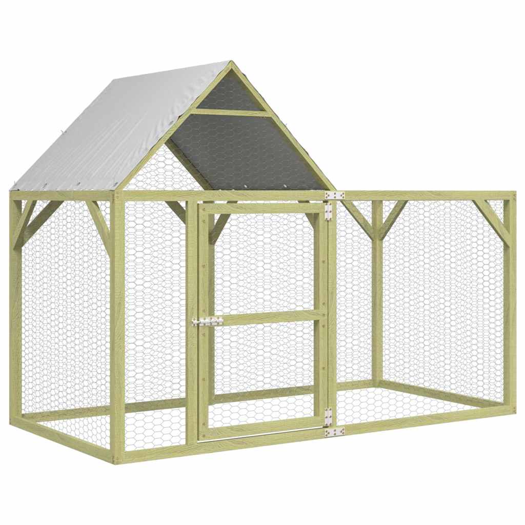vidaXL Κοτέτσι 200x100x150 εκ. από Μασίφ Εμποτισμένο Ξύλο Πεύκου