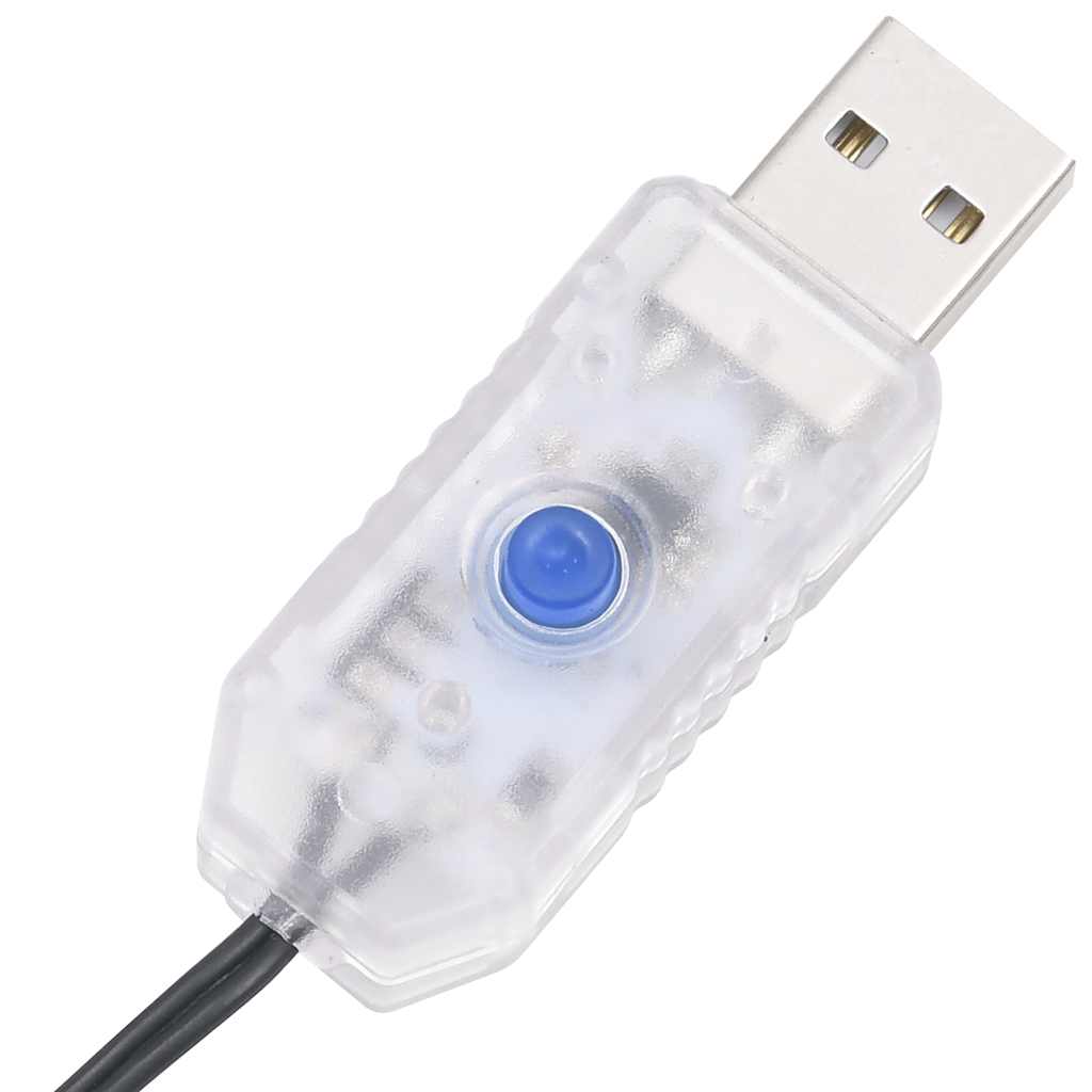 vidaXL Χριστουγεννιάτικο Δέντρο Κώνος 310 LED Πολύχρωμο 100x300 εκ.