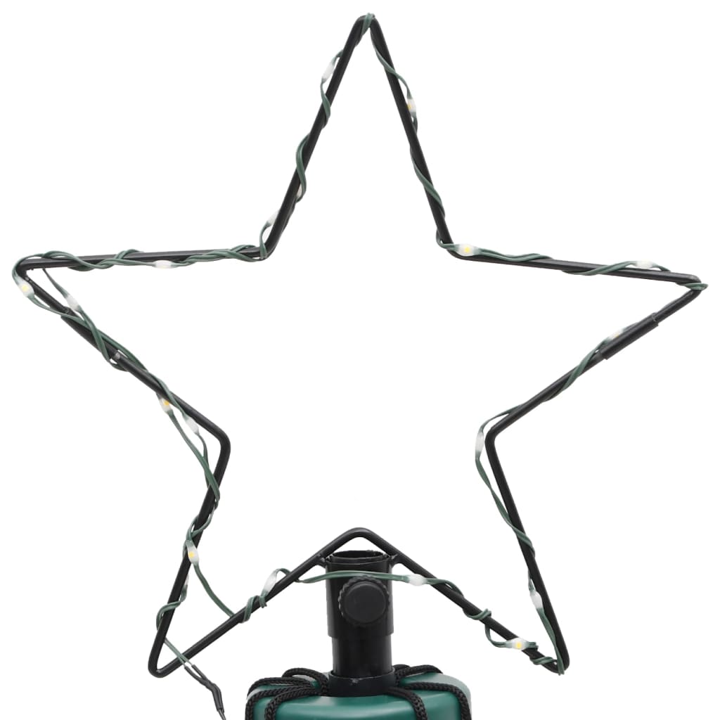 vidaXL Χριστουγεννιάτικο Δέντρο με Ακίδα 732 LED Θερμό Λευκό 500 εκ.