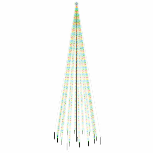 vidaXL Χριστουγεννιάτικο Δέντρο Με Ακίδα 1134 LEDs Πολύχρωμο 800 εκ.