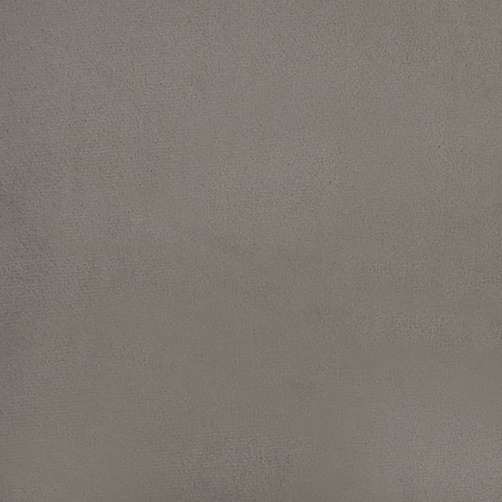 vidaXL Πάνελ Τοίχου 12 τεμ. Ανοιχτό Γκρι 30x30 εκ. 1,08 μ² Βελούδο