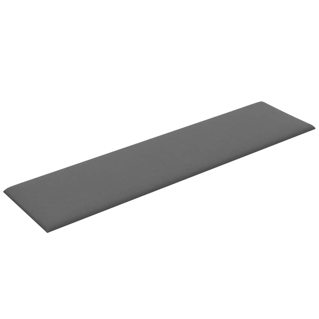 vidaXL Πάνελ Τοίχου 12 τεμ. Ανοιχτό Γκρι 60x15 εκ. 1,08 μ² Υφασμάτινα