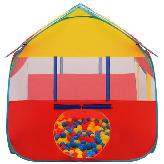 vidaXL Παιδική Σκηνή 123 x 120 x 126 εκ. με 550 Μπάλες
