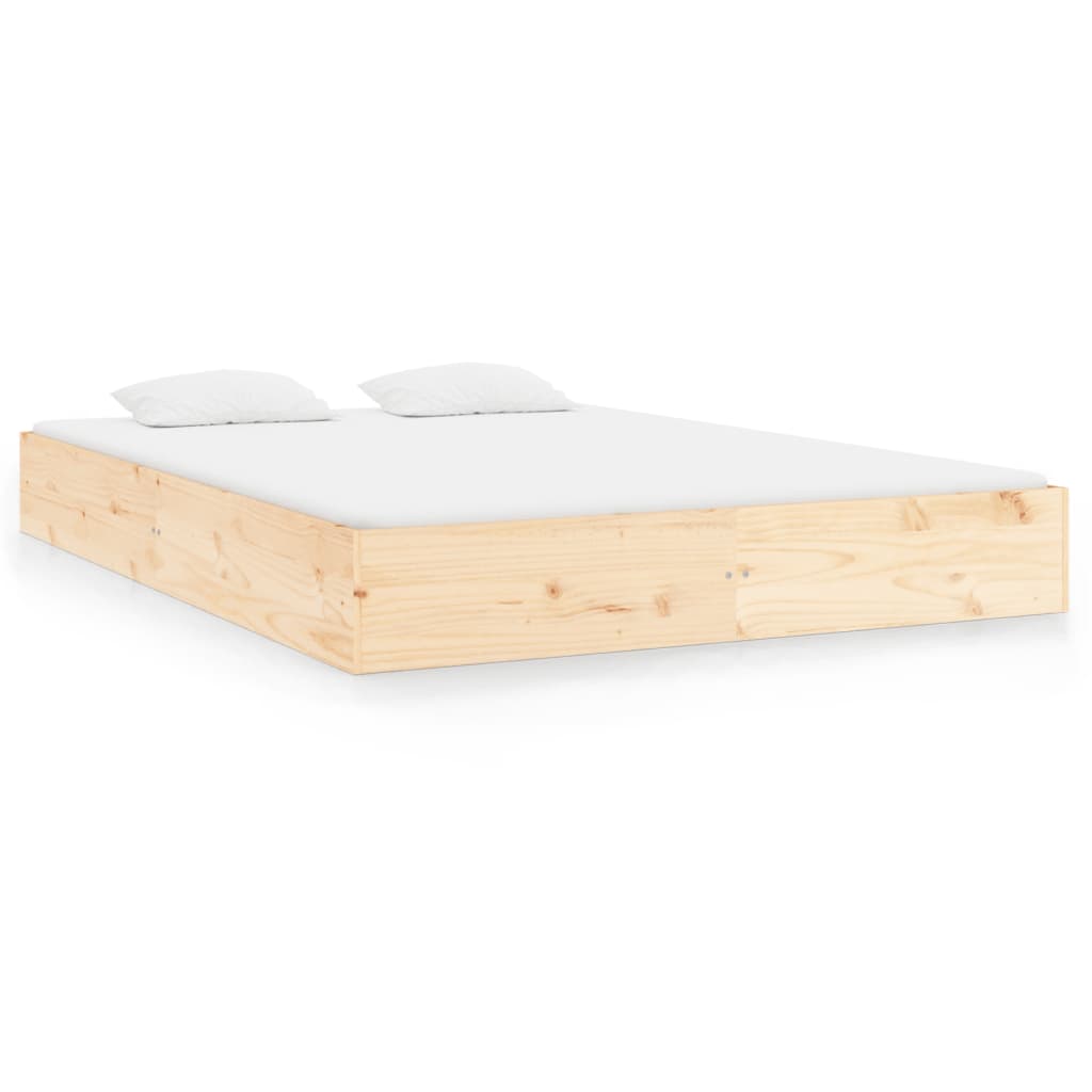 vidaXL Πλαίσιο Κρεβατιού 180 x 200 εκ. Μασίφ Ξύλο Super King Size