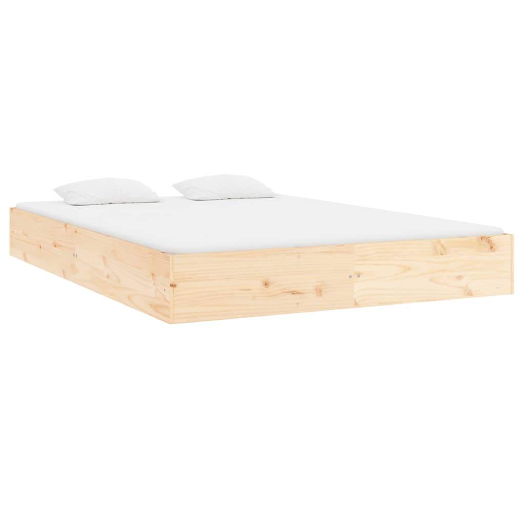 vidaXL Πλαίσιο Κρεβατιού 180 x 200 εκ. Μασίφ Ξύλο Super King Size