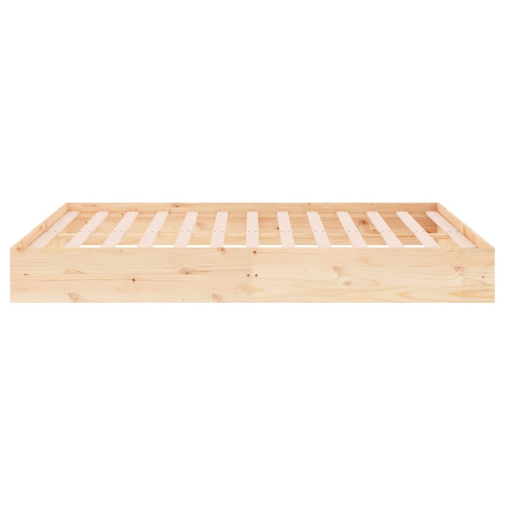 vidaXL Πλαίσιο Κρεβατιού 180 x 200 εκ. Μασίφ Ξύλο Super King Size