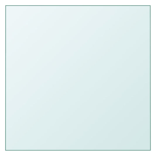 vidaXL Επιφάνεια Τραπεζιού Διαφανής 30 x 30 εκ. από Ψημένο Γυαλί