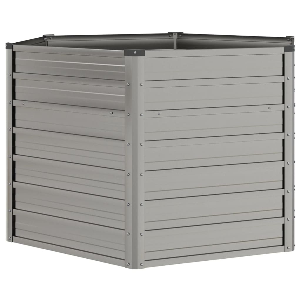 vidaXL Ζαρντινιέρα Σκουριασμένο 129x129x77 εκ. Ατσάλι Σκληρυθέν Αέρα