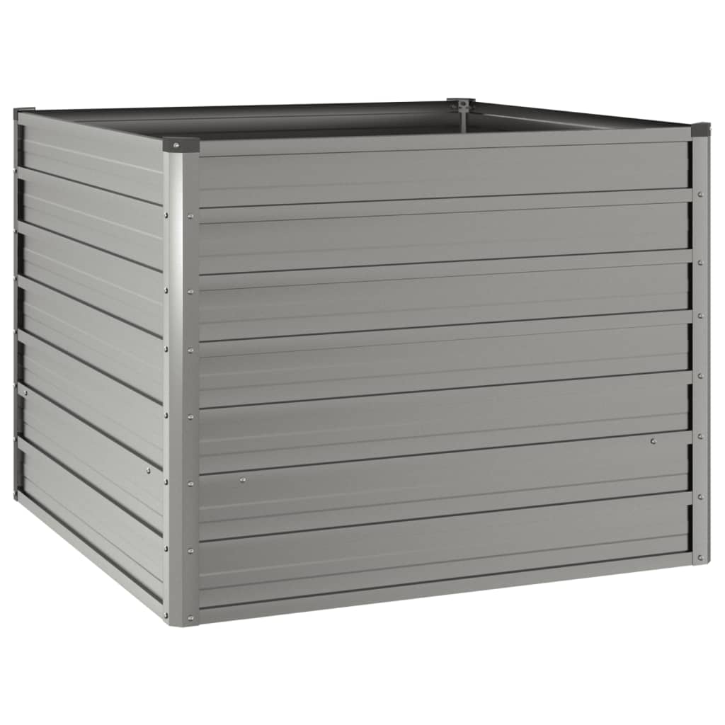 vidaXL Ζαρντινιέρα Σκουριασμένο 100x100x77 εκ. Ατσάλι Σκληρυθέν Αέρα