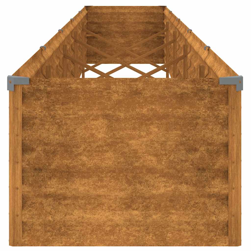 vidaXL Υπερυψωμένο Ζαρντινιέρα Κήπου 482 x 50 x 36 εκ. από Ατσάλι Corten
