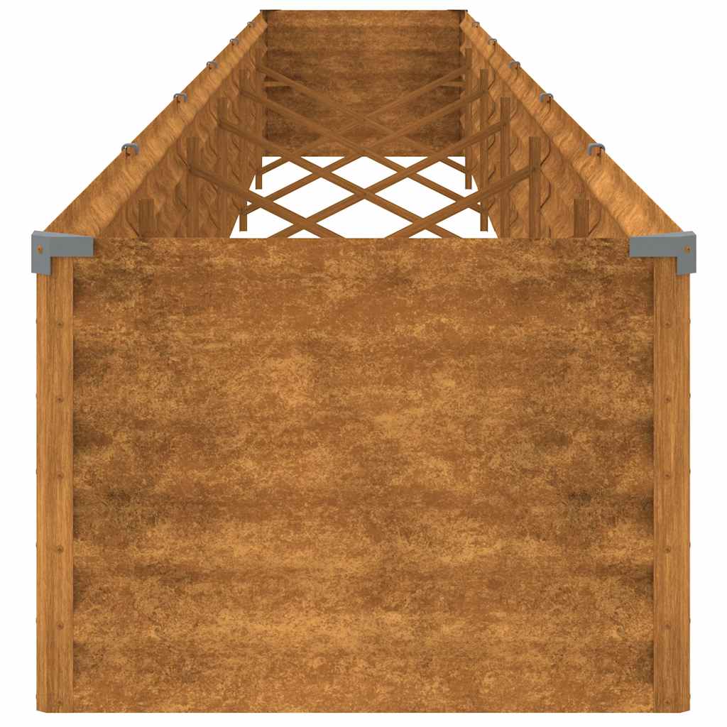 vidaXL Υπερυψωμένο Ζαρντινιέρα Κήπου 580x50x36 εκ. από Ατσάλι Corten