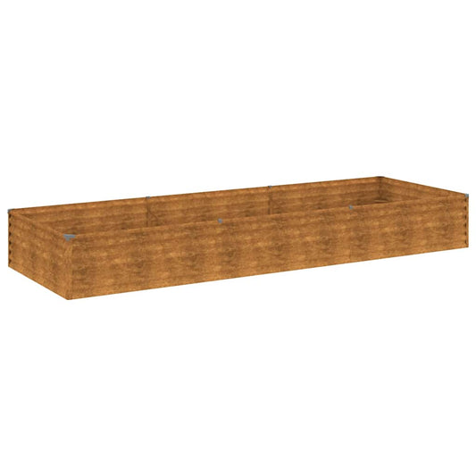 vidaXL Ζαρντινιέρα 291 x 100 x 36 εκ. από Ατσάλι Σκληρυθέν στον Αέρα