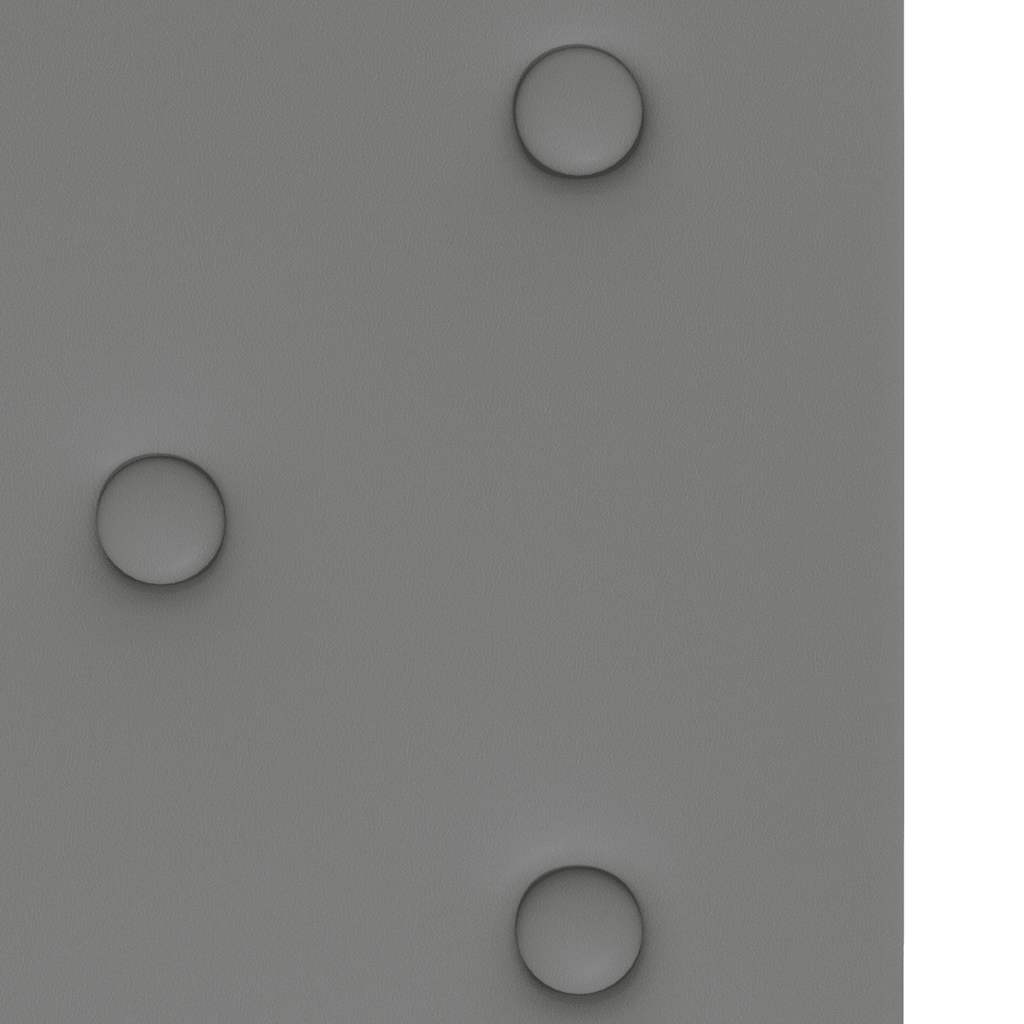 vidaXL Πάνελ Τοίχου 12 τεμ. Γκρι 60 x 30 εκ. 2,16 μ² Συνθετικό Δέρμα