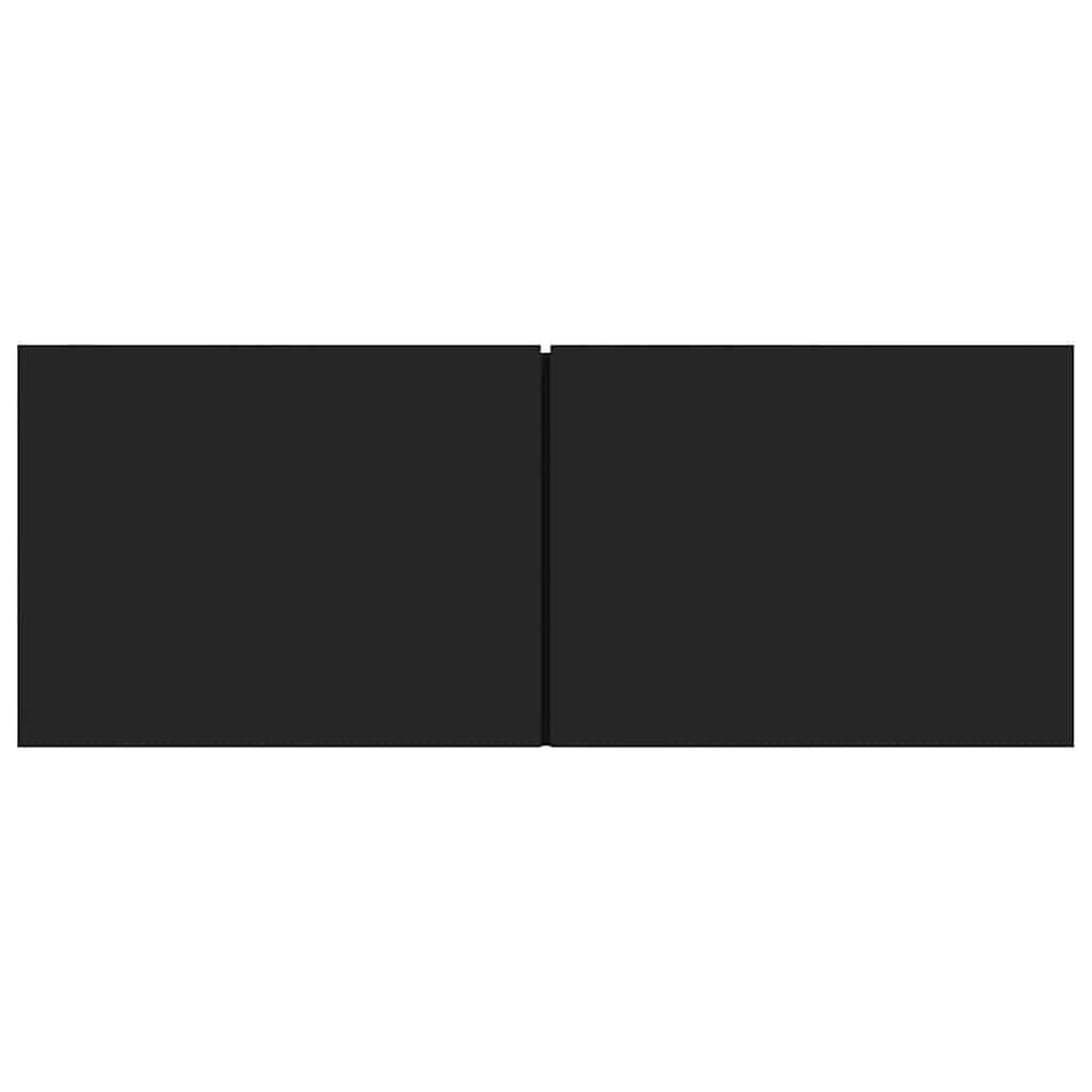 vidaXL Έπιπλα Τηλεόρασης 2 τεμ. Μαύρα 80x30x30 εκ. Επεξεργασμένο Ξύλο