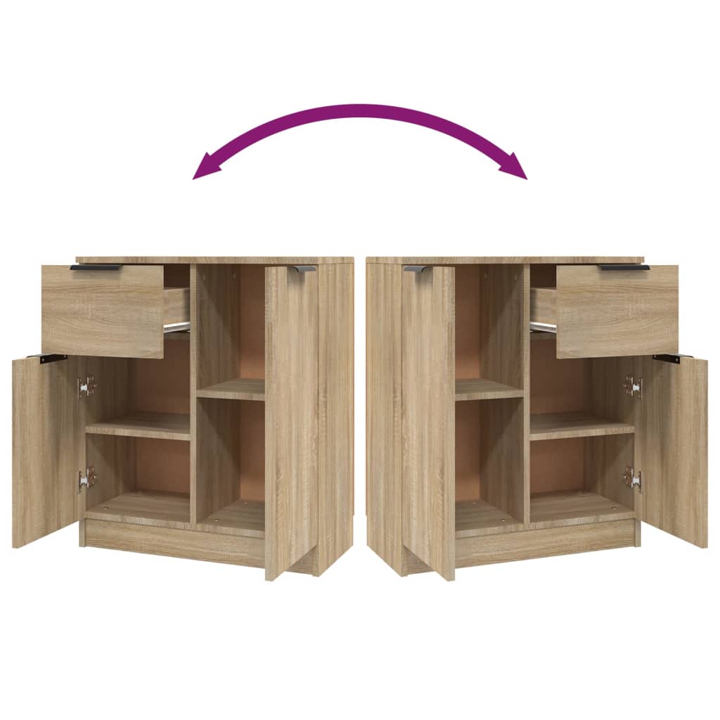 vidaXL Ντουλάπι Sonoma Δρυς 60 x 30 x 70 εκ. από Επεξεργασμένο Ξύλο
