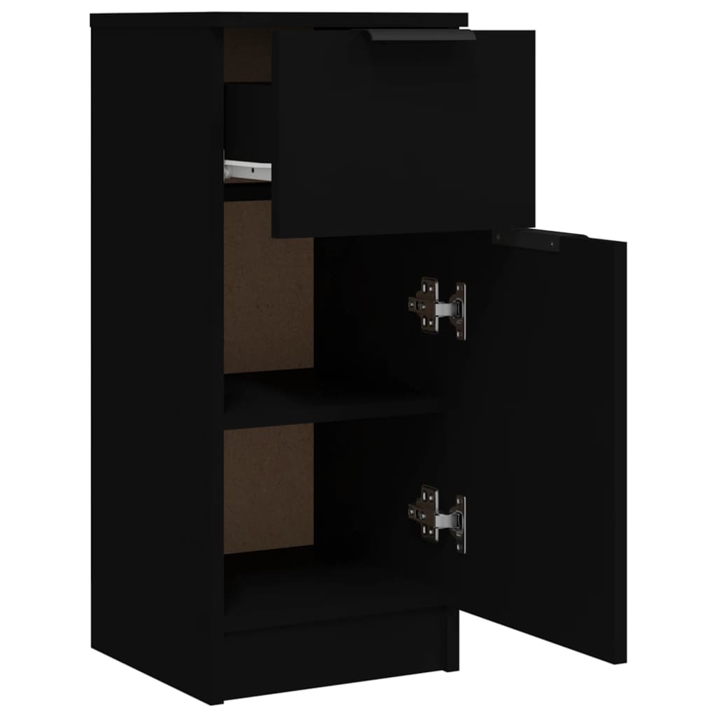 vidaXL Ντουλάπι Μαύρο 30 x 30 x 70 εκ. από Επεξεργασμένο Ξύλο