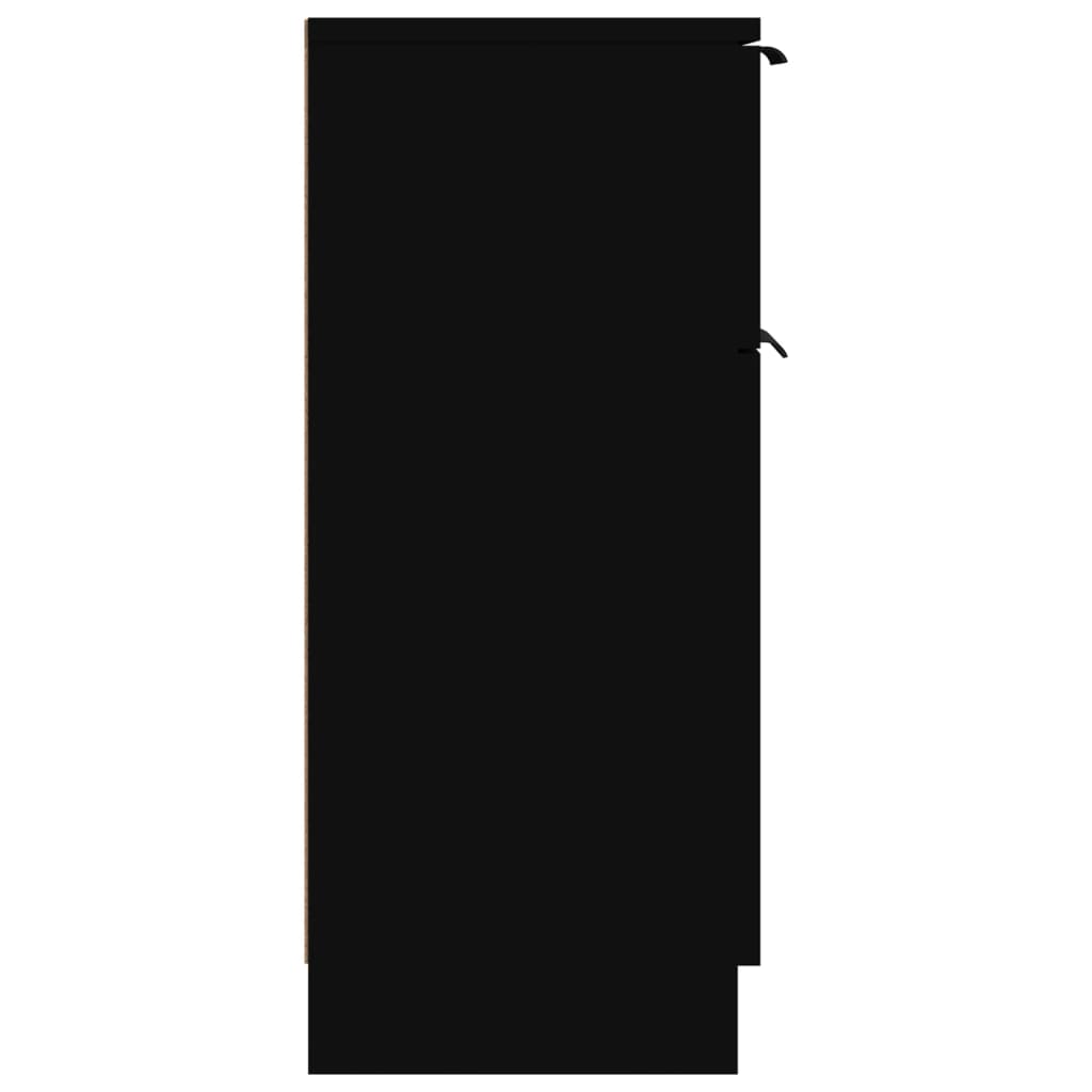 vidaXL Ντουλάπι Μαύρο 30 x 30 x 70 εκ. από Επεξεργασμένο Ξύλο