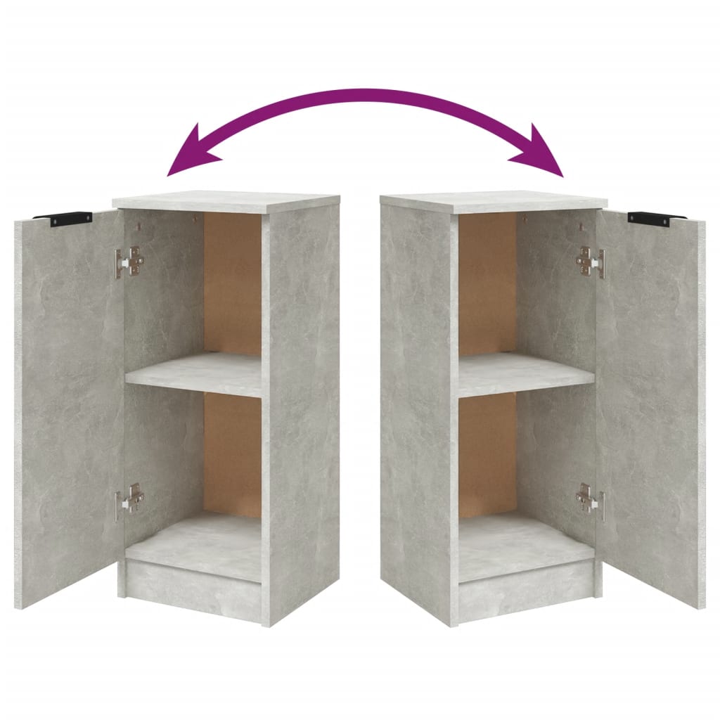 vidaXL Ντουλάπι Γκρι Σκυροδέματος 30x30x70 εκ. Επεξεργασμένο Ξύλο