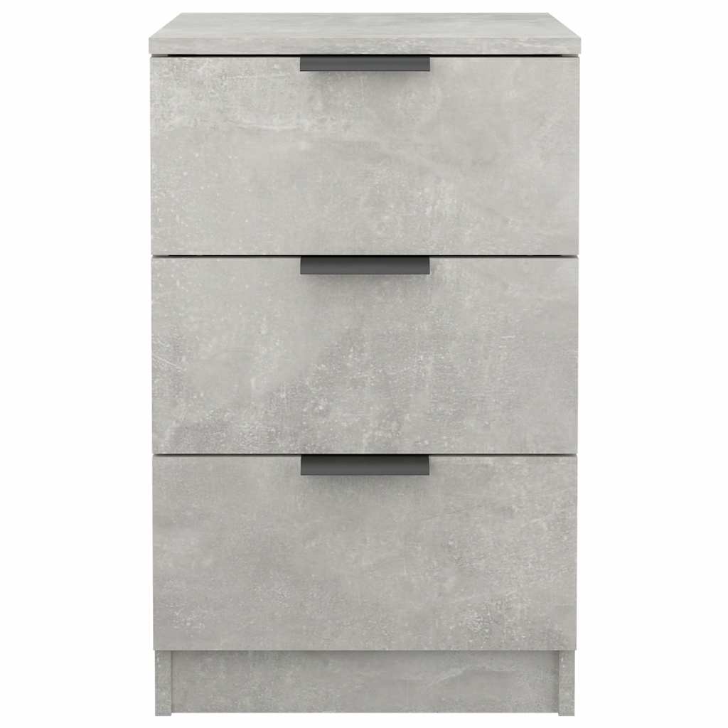 vidaXL Κομοδίνα Γκρι Σκυροδέματος 40x36x65 εκ.