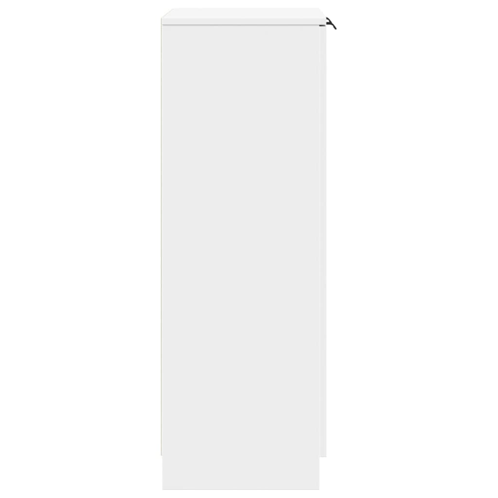 vidaXL Παπουτσοθήκη Λευκή 59x35x100 εκ. από Επεξεργασμένο Ξύλο