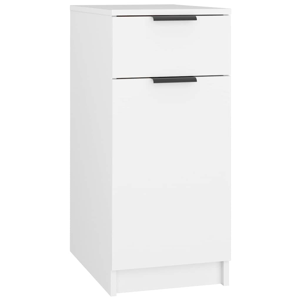 vidaXL Ντουλάπι Γραφείου Λευκό 33,5x50x75 εκ. Επεξεργ. Ξύλο