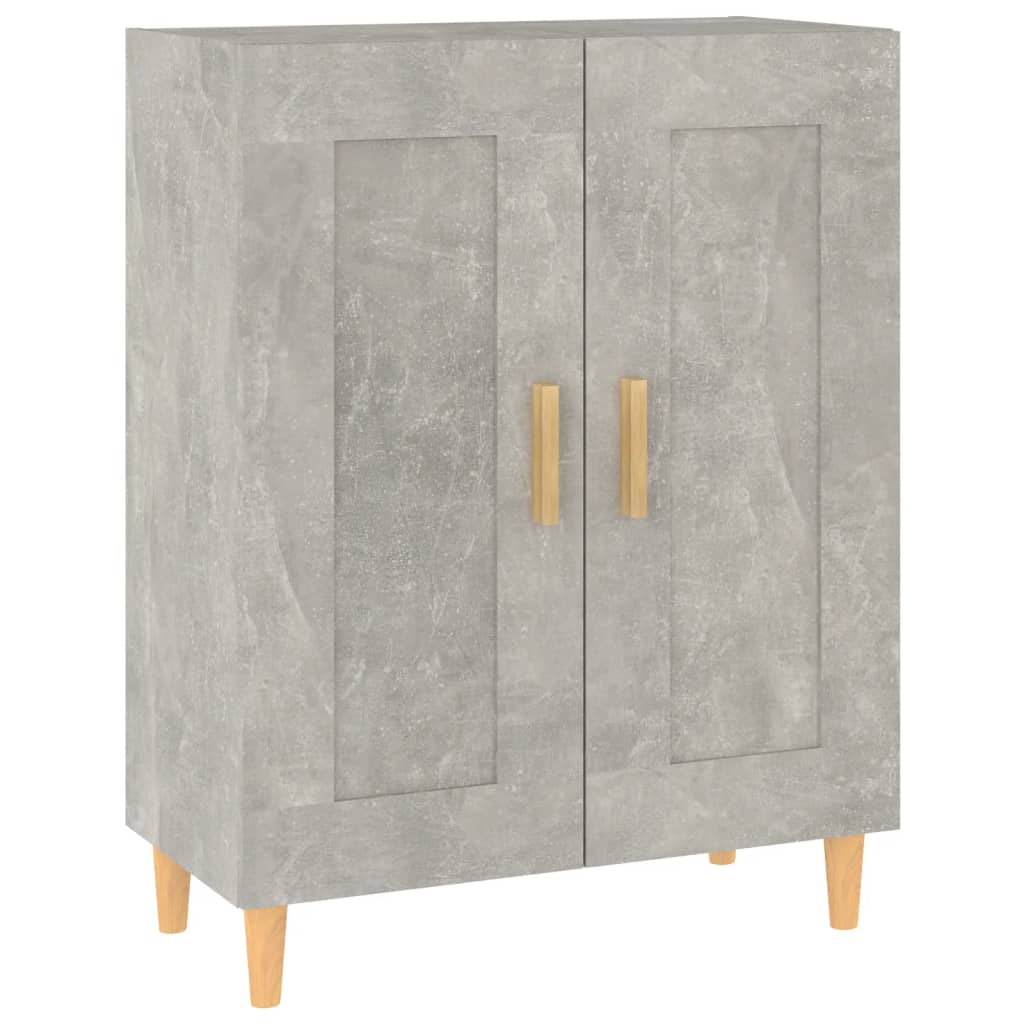 vidaXL Ντουλάπι Γκρι Σκυροδέματος 69,5x34x90 εκ. Επεξεργασμένο Ξύλο